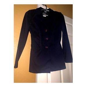 a at Dark navy blue women's blazer